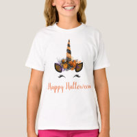 Happy Halloween Unicorn Monogram