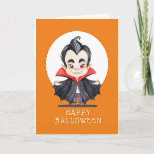 Happy Halloween - Vampire Card