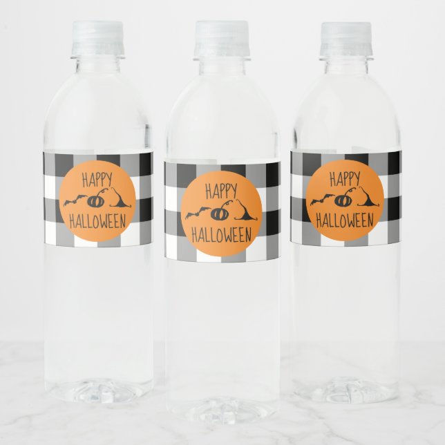 Happy Halloween Water Labels (Bottles)
