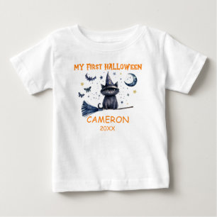 Happy Halloween Watercolor Baby T-Shirt