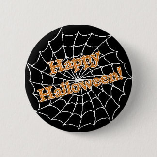 Happy Halloween Web 6 Cm Round Badge
