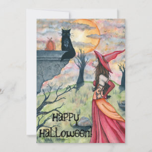 Happy Halloween! Wiggles and the Witch Invitation