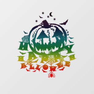 Happy Halloween  Window Cling