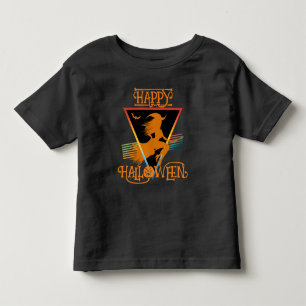 Happy Halloween Witch Black Oranges Toddler T-Shirt
