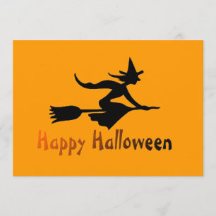 Happy Halloween Witch Card