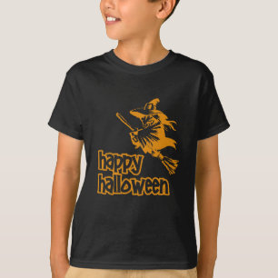 Happy Halloween Witch Dark Shirt