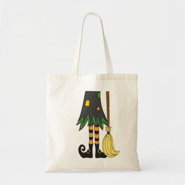 happy Halloween  witch feet Tote Bag (Front)