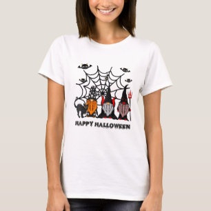 Happy Halloween Witch Gnomes T-Shirt
