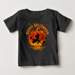 HAPPY HALLOWEEN WITCH MEN WOMEN KIDS COSTUME BABY T-Shirt