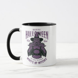 Happy Halloween Witch Mug – "What's Up Witches"