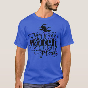 Happy Halloween Witch Please Vintage Funny Costume T-Shirt