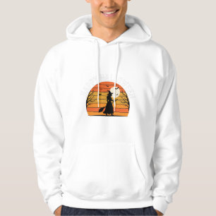 Happy Halloween Witch Sunset Design_1 Hoodie