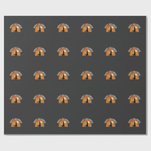 Happy Halloween Witch Sunset Design_1 Wrapping Paper