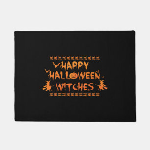 Happy Halloween Witches Funny Pun Witch Halloween Doormat