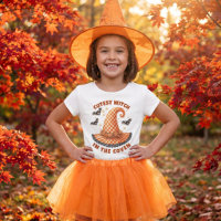 Happy Halloween Witches Orange Gingham Witch Hat