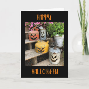 HAPPY **HALLOWEEN** WITH CRAFTY PUMPKINS CARD