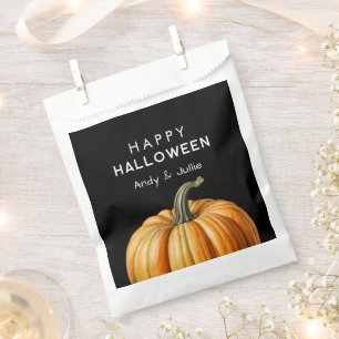 Happy Halloween with vintage pumpkin Favour Bags