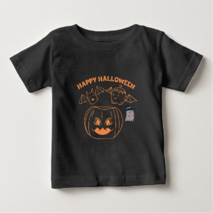 Happy Halloween Women's Costume Clothing Black Baby T-Shirt