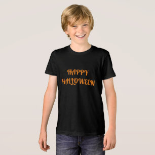 Happy Halloween Women's Orange  Black Tri-Blend Shirt