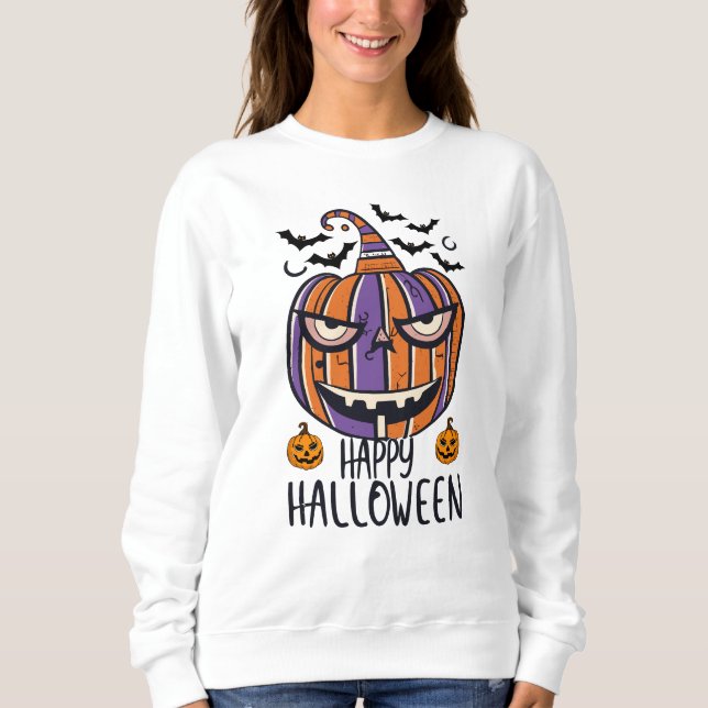 Happy Halloween Women's  Sweatshirt (Front)