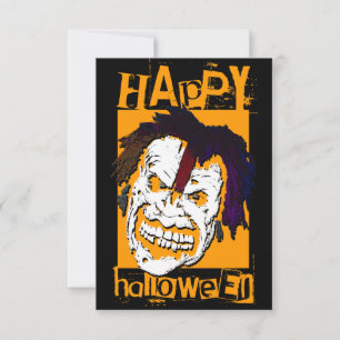 happy halloween zombie invitation