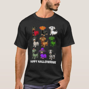 Happy Halloweenie Dachshund Dachshund Halloween G T-Shirt