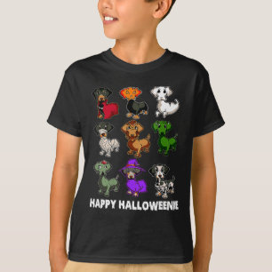 Happy Halloweenie Dachshund Dachshund Halloween Gi T-Shirt
