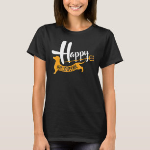 Happy Halloweenie - Dachshund Halloween T-Shirt