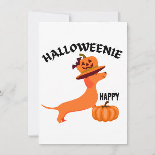 Happy Halloweenie Harley Invitation