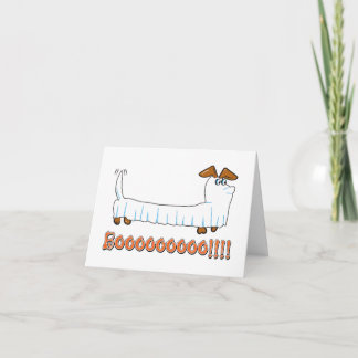 Happy Halloweiner Thank You Card