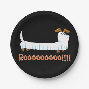 Happy Hallowiener Paper Plate