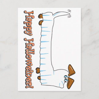 Happy Hallowiener Postcard