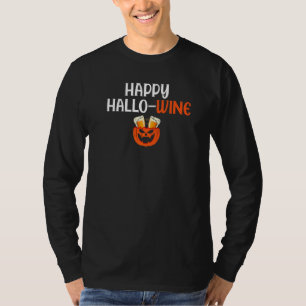Happy HalloWine Halloween Hallo Wine T-Shirt