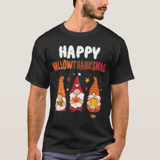 Happy Hallowthanksmas Gnome Shirt Funny Gnome Love