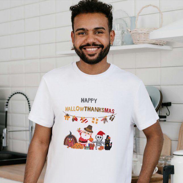 Happy hallowthanksmas! Seasonal T-Shirt (Creator Uploaded)