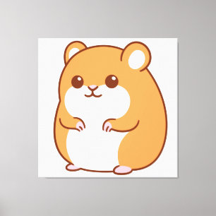 Happy Hamster Canvas Print