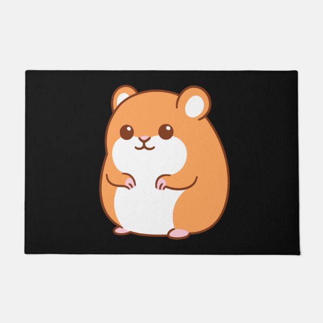 Happy Hamster Doormat (Front)