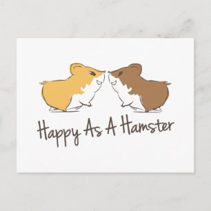 Happy Hamster Postcard