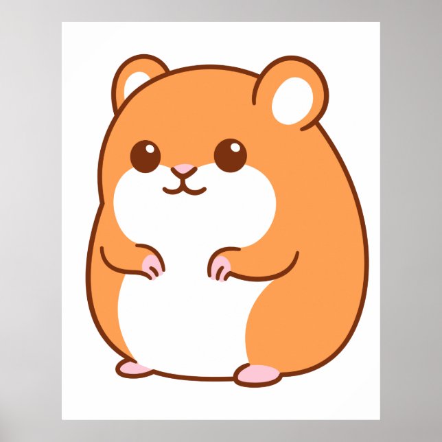 Happy Hamster Poster (Front)