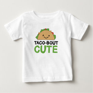 Happy Hand Drawn Taco-bout Cute Taco Art Design  Baby T-Shirt