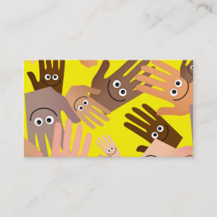 Happy Hands Wallpaper Business Card