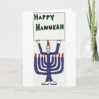 Happy Hannukah Holiday Card