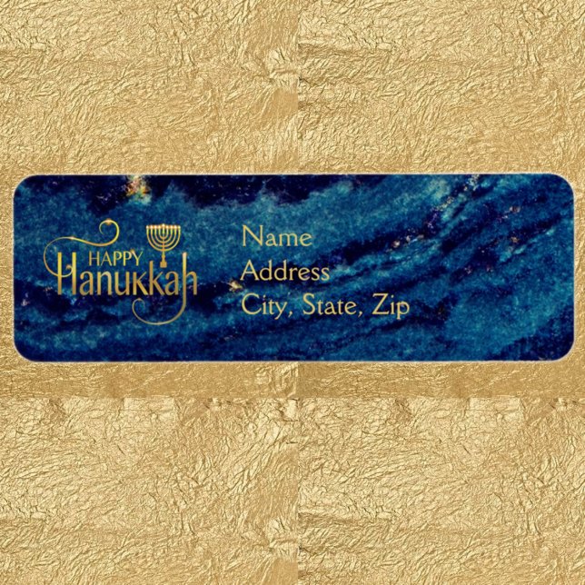 Happy Hanukah Menorah 🕎  Label (Creator Uploaded)