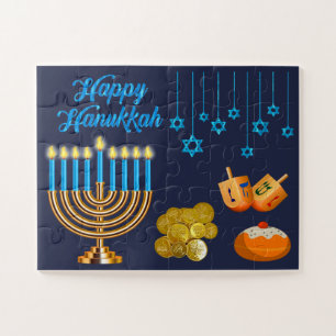 Happy Hanukkah 30 pieces Jigsaw Puzzle
