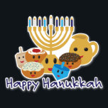 Happy Hanukkah and cute Hanukkah characters<br><div class="desc">Happy Hanukkah and cute Hanukkah characters</div>
