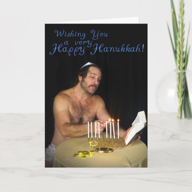 Happy Hanukkah - Big Rob Holiday Card (Front)