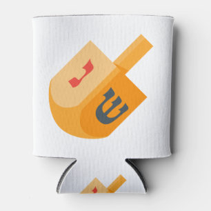 Happy Hanukkah Can Cooler