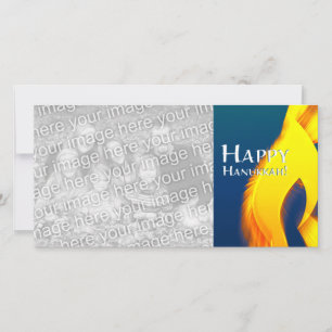 happy hanukkah (candleShine) Holiday Card