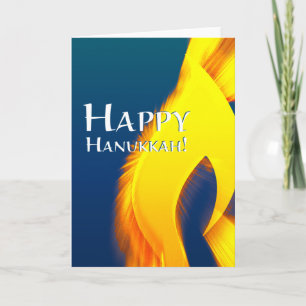 happy hanukkah (candleShine) Holiday Card