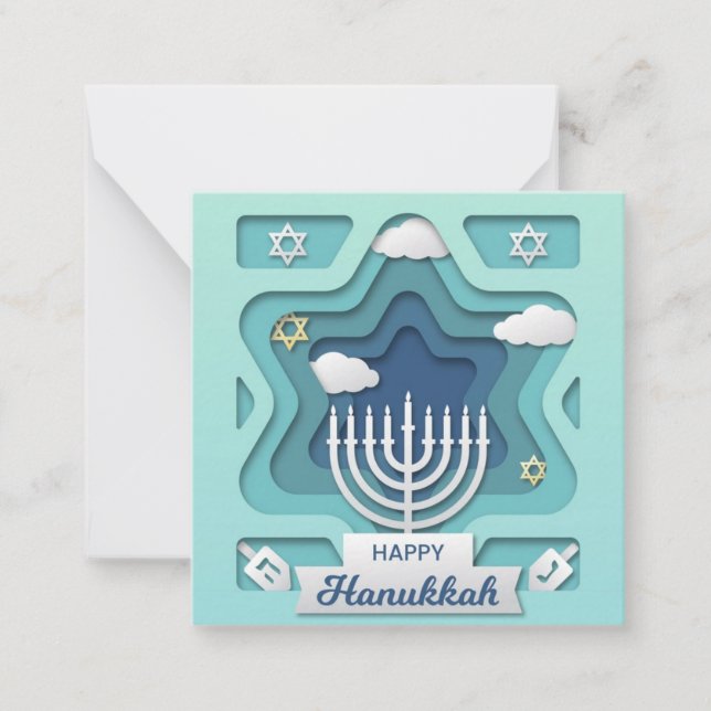Happy Hanukkah Card (Front)